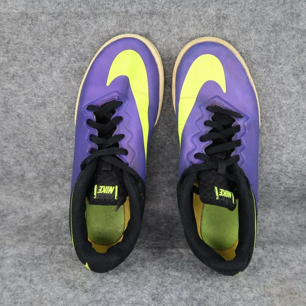 Nike Shoes Kids 5.5 Indoor Soccer HypervenomX Pro 1C Sport Athletic Purple Black